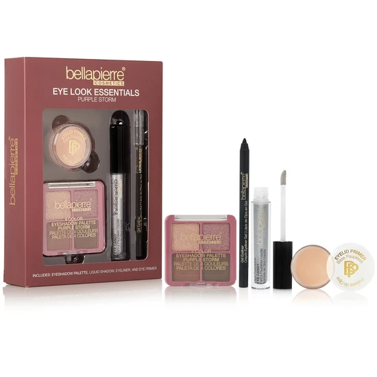 Bellápierre Cosmetics Eye Look Essentials Kit Purple Storm
