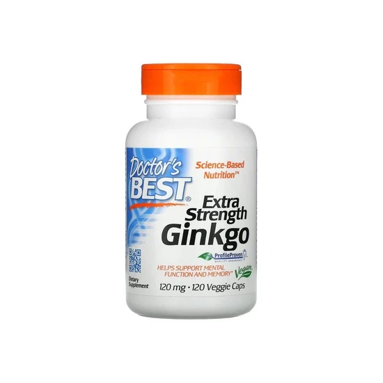 Doctor's Best Extra Strength Ginkgo 120mg Vegicaps 120 Vegicaps