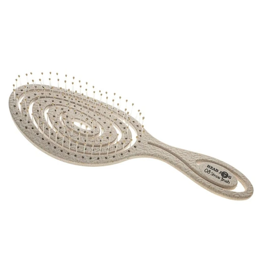 Hair Tools Headjog Straw Brush Raspberry