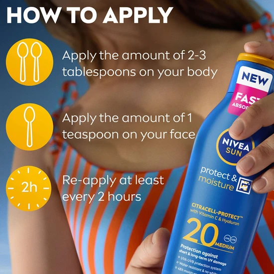Nivea Protect & Moisture SPF 15 Lotion 200ml