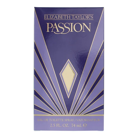 Elizabeth Taylor Passion Eau De Toilette 74ml