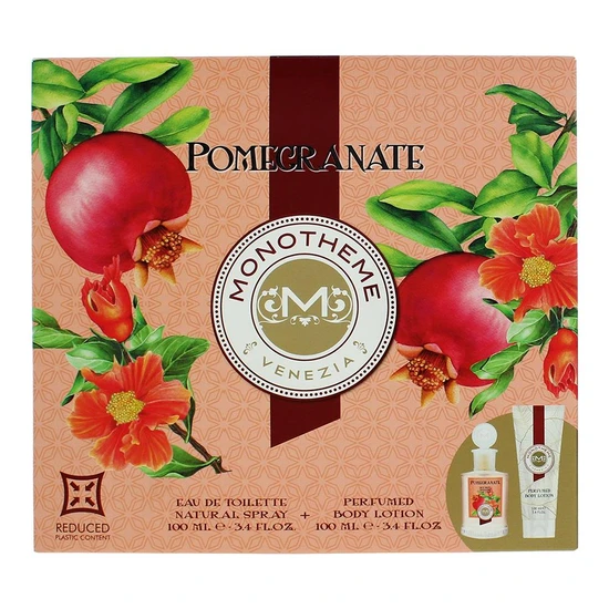 Monotheme Pomegranate Eau De Toilette 100ml + Body Lotion 100ml Gift Set For Her 100ml