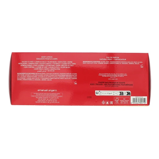 Emanuel Ungaro Diva Rouge Eau De Parfum Body Lotion + Pouch Gift Set 100ml