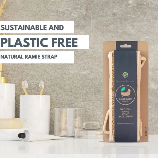 Eco Bath London Natural Ramie Hemp Back Strap