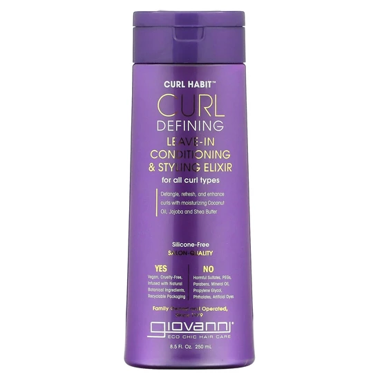 Giovanni Curl Habit Curl Defining Leave-In Conditioning Styling Elixir 250ml