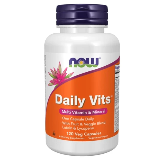 NOW Foods Daily Vits Capsules 120 Capsules