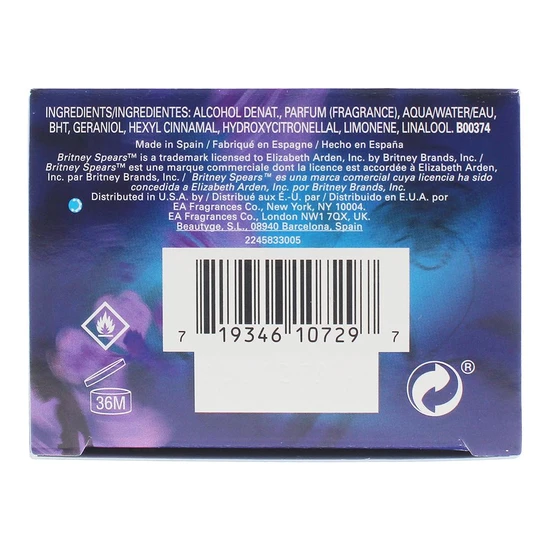 Britney Spears Midnight Fantasy Eau De Parfum 30ml