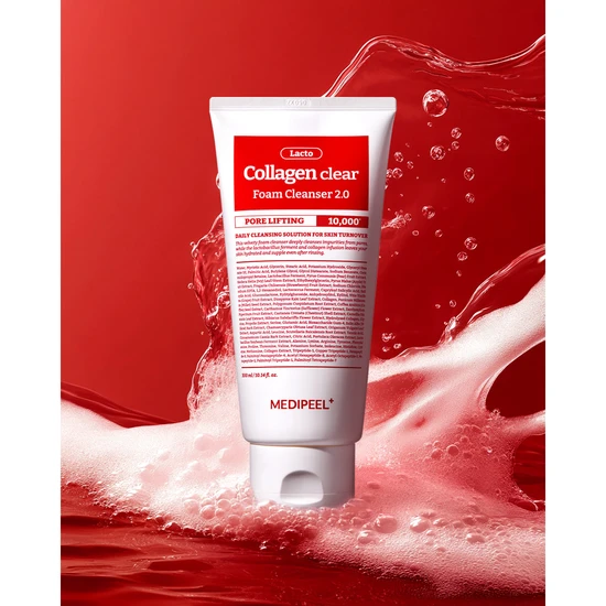 Medi-Peel Red Lacto Collagen Clear Foam Cleanser 2.0