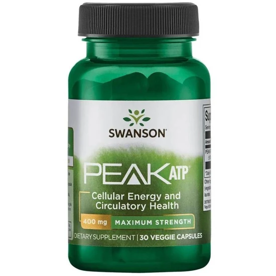 Swanson Peak ATP Maximum Strength 30 Capsules