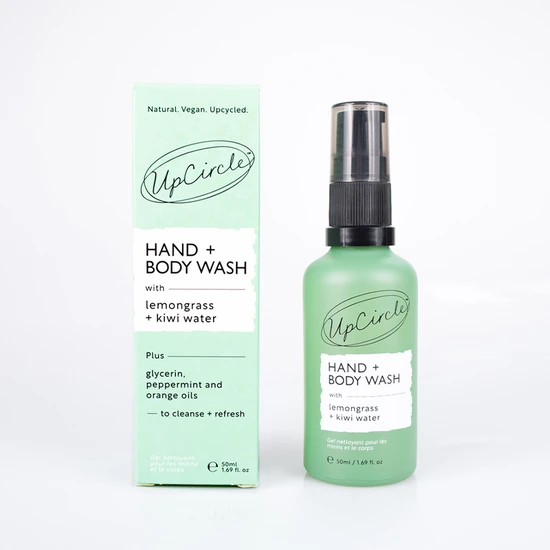 UpCircle Beauty Hand + Body Wash With Lemongrass + Kiwi Water 50ml