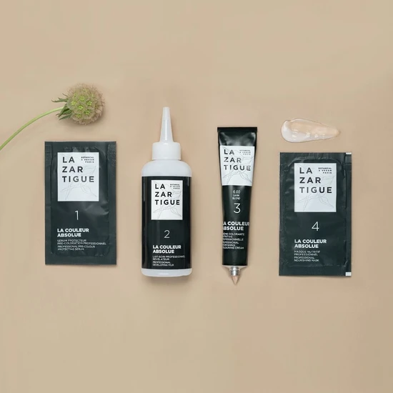 LAZARTIGUE LA COULEUR ABSOLUE Permanent Hair Colour 1.00 INTENSE BLACK
