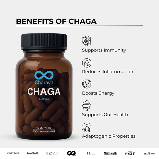 Charava UK Chaga 500mg 30 Days
