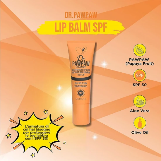 Dr. PAWPAW Repair & Protect SPF 30 Lip Balm 8ml