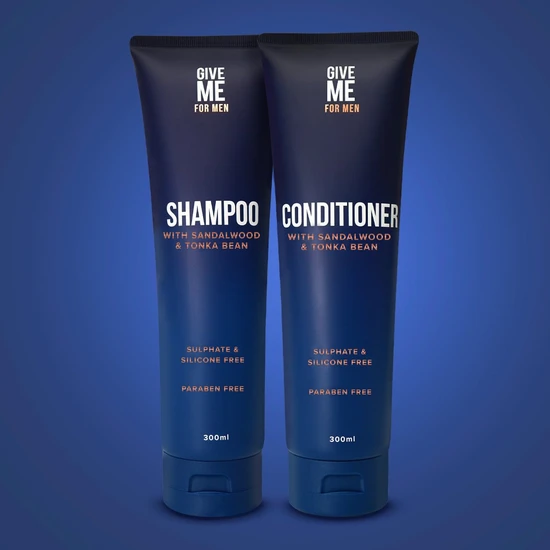 Give Me Sandalwood & Tonka Bean Shampoo & Conditioner For Men