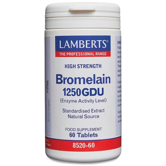 Lamberts Bromelain 1250GDU Tablets 60 Tablets