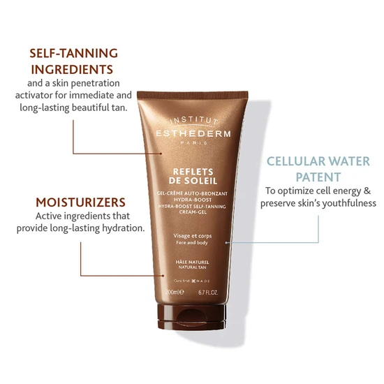 Institut Esthederm Reflets De Soleil Hydra-Boost Self-Tanning Cream-Gel 200ml