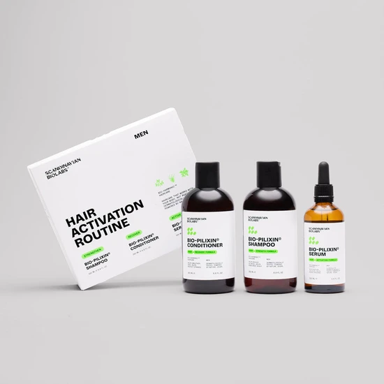Scandinavian Biolabs Hair Growth Routine For Men 2 x 250ml + 100ml