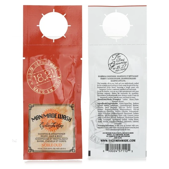 18.21 Man Made Wash Shampoo, Conditioner & Body Wash Noble Oud