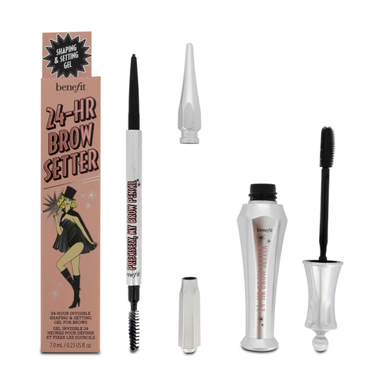 Benefit Precisely My Brow Eyebrow Pencil & Brow Setter 4 Warm Deep Brown