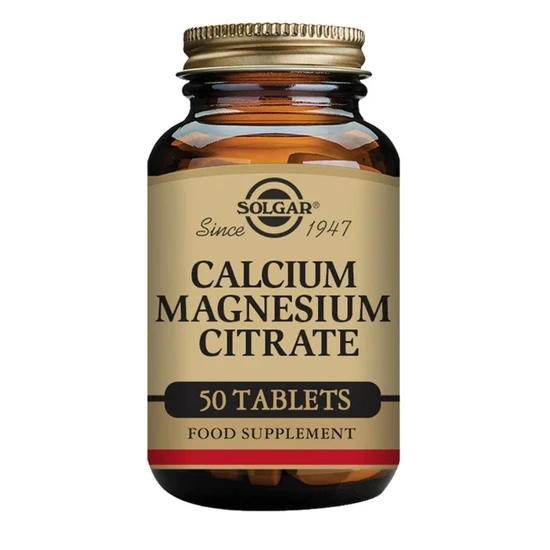 Solgar Calcium Magnesium Citrate Tablets 50 Tablets