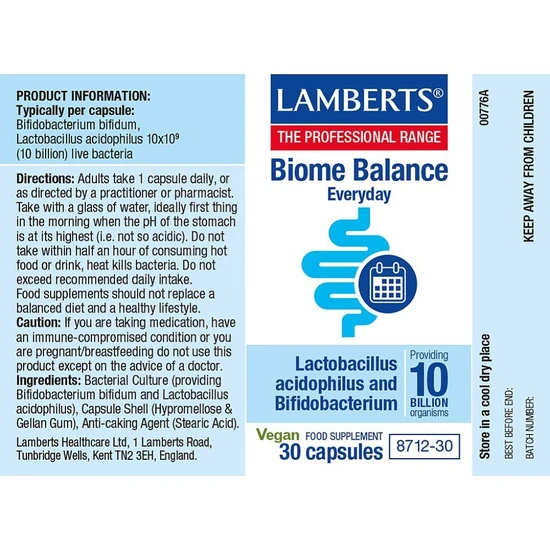 Lamberts Biome Balance Everyday Capsules 60 Capsules