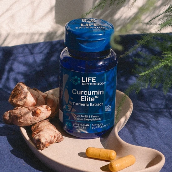 Life Extension Curcumin Elite Turmeric Extract Vegicaps 60 Vegicaps