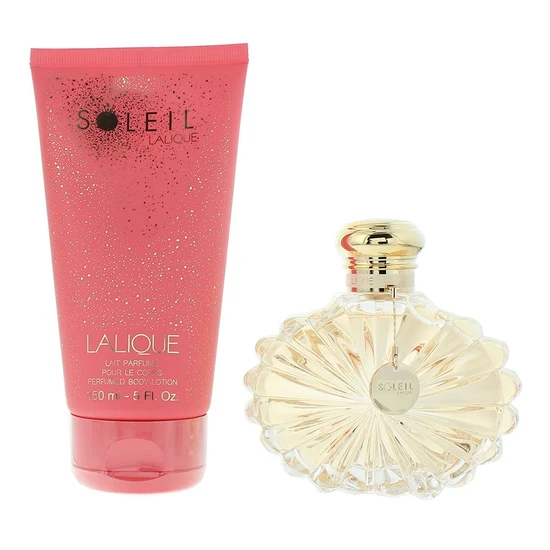 Lalique Soleil Eau De Parfum Gift Set 50ml Eau De Parfum + 150ml Body Lotion