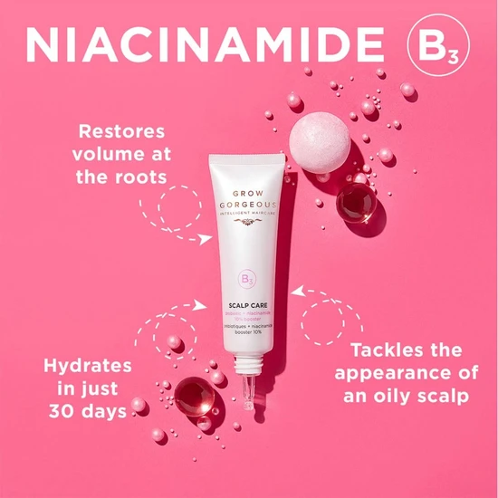 Grow Gorgeous Volumising Niacinamide 10% Booster + Prebiotic 30ml