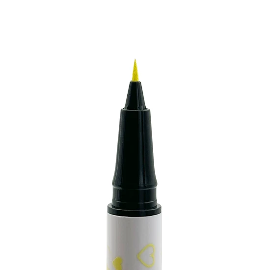 Glisten Cosmetics Yellow Spectra Pen Heart Stamp Liner
