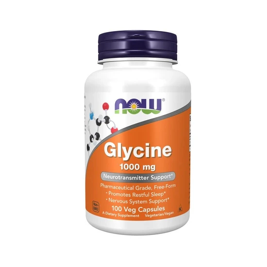 NOW Foods Glycine 1000mg 100 Veg Caps