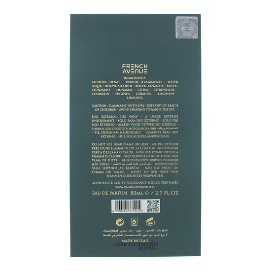 French Avenue Sultan The Founder Eau De Parfum 80ml