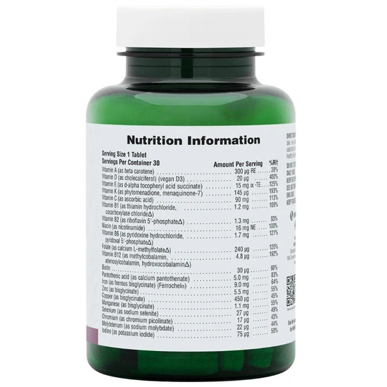 Nature's Plus NaturesPlus BioAdvanced Her Teen Multi Tablets 30 Tablets