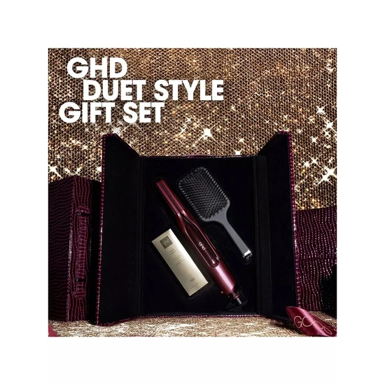 ghd Duet Style Limited Edition Gift Set 2-in-1 Hot Air Styler In Cherry Chic, With Luxe Vanity Case