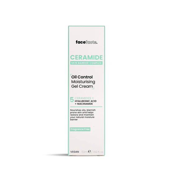 Face Facts 5 Ceramide Oil Control Moisturising Gel Cream 50ml