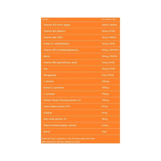 Motion Nutrition Power Up Vegicaps 60 Vegicaps