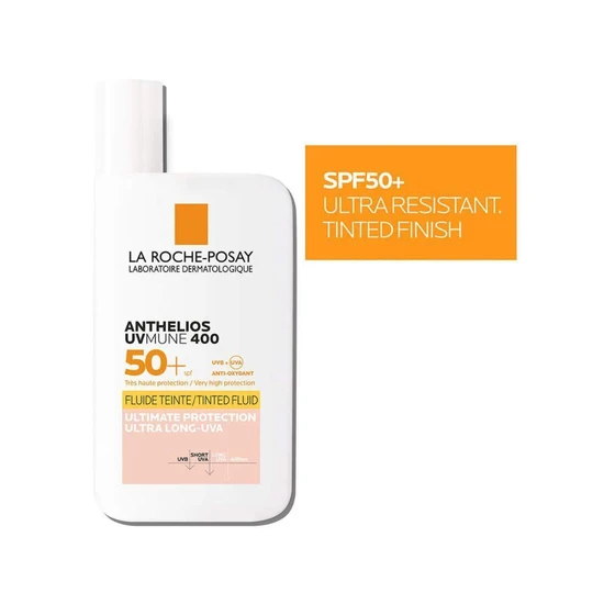 La Roche-Posay Anthelios UVMune 400 Invisible Tinted Fluid SPF 50+ Sun Cream 50ml