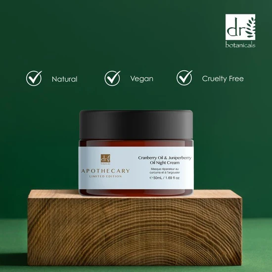 Dr Botanicals Cranberry Oil & Juniperberry Oil Night Cream 50ml