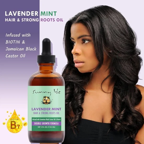 Sunny Isle Lavender Mint Hair & Strong Roots Oil 118.3ml