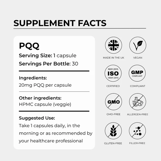 Charava UK PQQ 20mg 30 Days