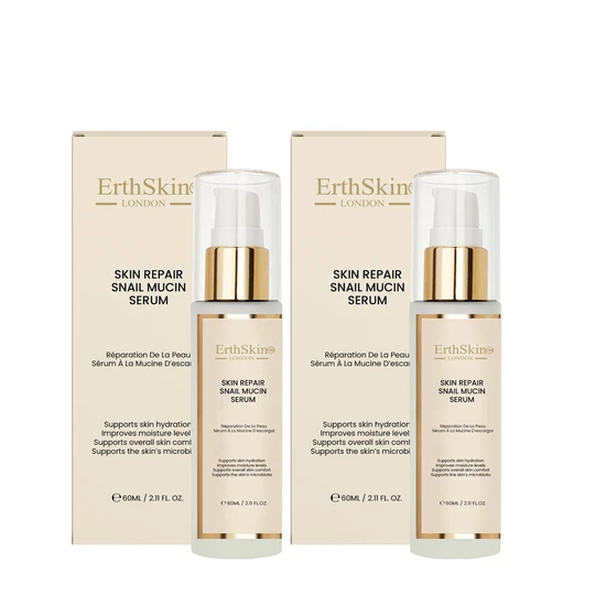 Erth Skin London Skin Repair Snail Mucin Serum 2 x 60ml