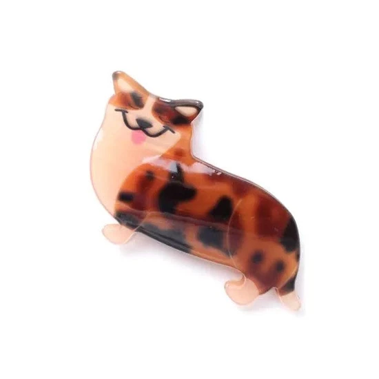 Molly And Rose Corgi Dog Shaped Hair Clamp