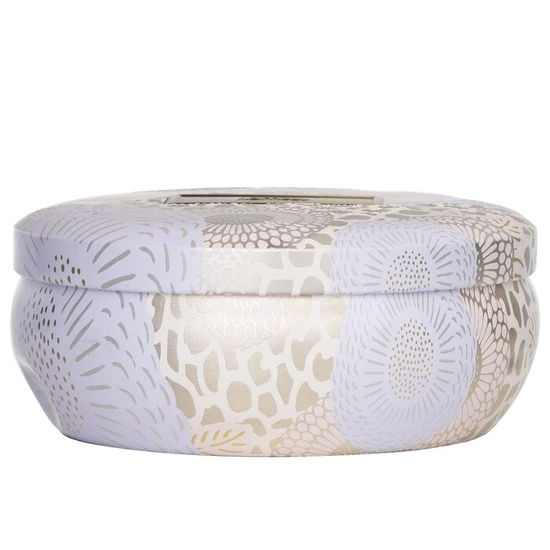 VOLUSPA 3 Wick Decorative Tin Candle Santal Vanille 340g