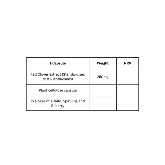 Viridian Red Clover Extract Capsules 60 Capsules