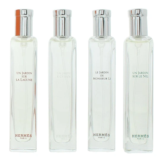 Hermès The Parfums-Jardin Collection Travel Gift Set 4 Pieces
