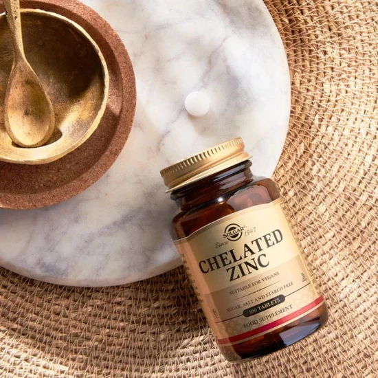 Solgar Chelated Zinc Tablets 100 Tablets