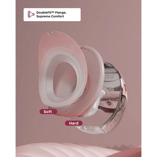 MomCozy M6 Mobile Style Hands-Free Single Breast Pump Cozy Red