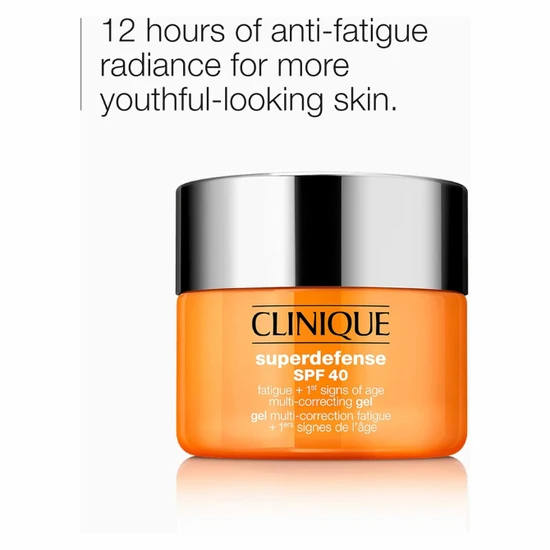 Clinique Superdefense Fatigue + 1st Signs Of Age Multi-Correcting Gel SPF 40 50ml