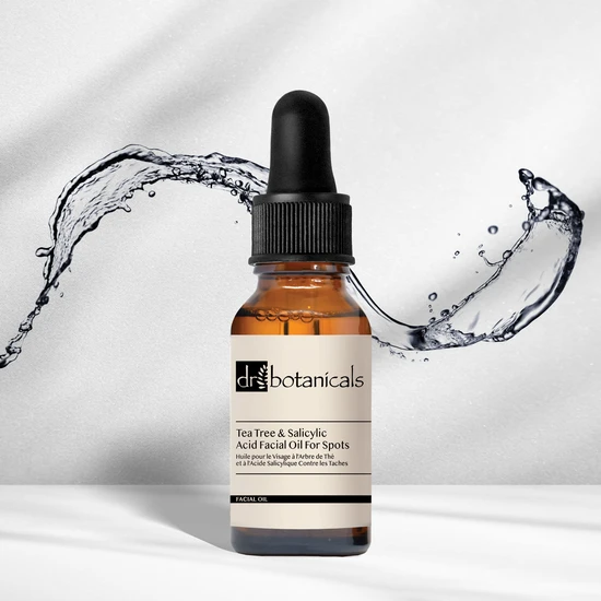 Dr Botanicals Eucalyptus, Tea Tree & Salicylic Acid Facial Oil For Spots 15ml