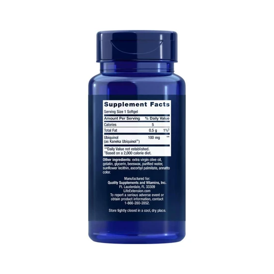 Life Extension Super Ubiquinol CoQ10 100mg 60 Softgels