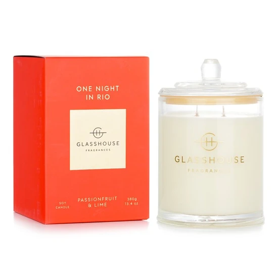 Glasshouse Fragrances Triple Scented Soy Candle One Night In Rio 380g